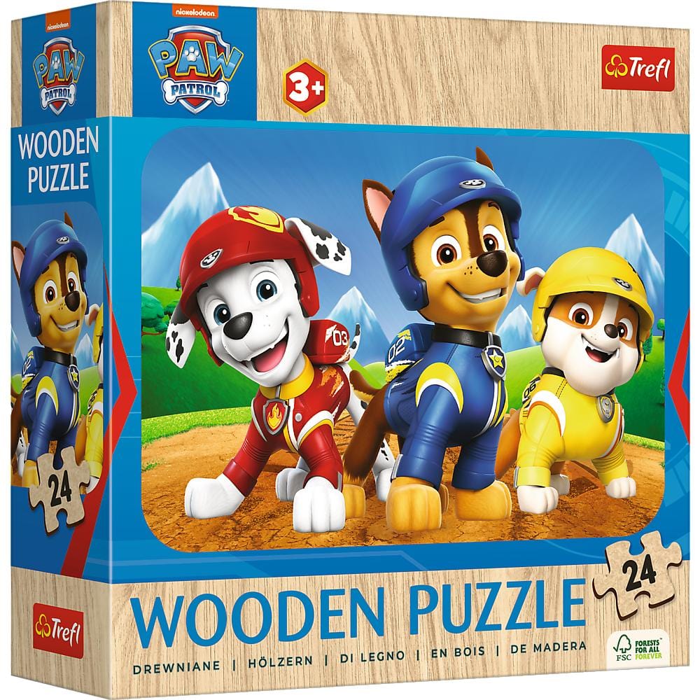Toys 24 Piece Wooden Puzzle - Paw Patrol: Lovely Paw Patrol Team