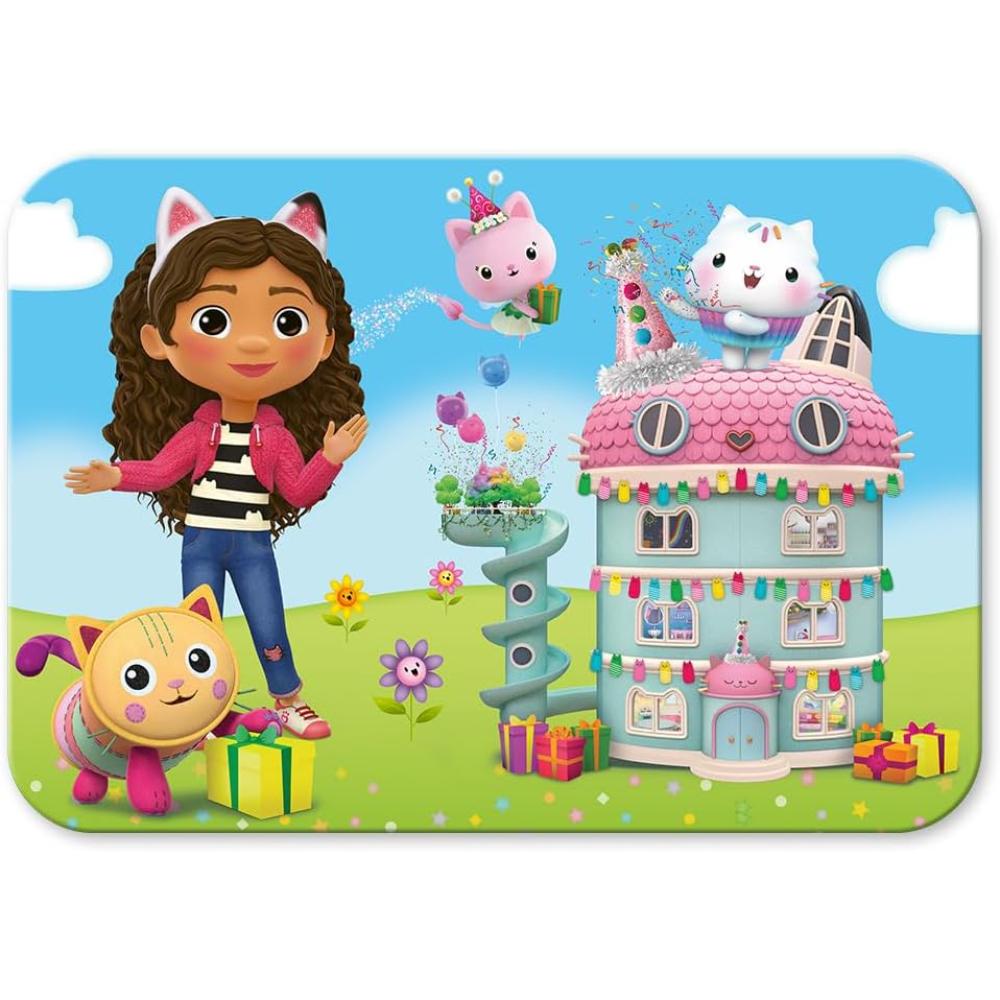 Toys Puzzle da 24 Pezzi in Legno - Gabby's Dollhouse: Happy Gabby and her Friends