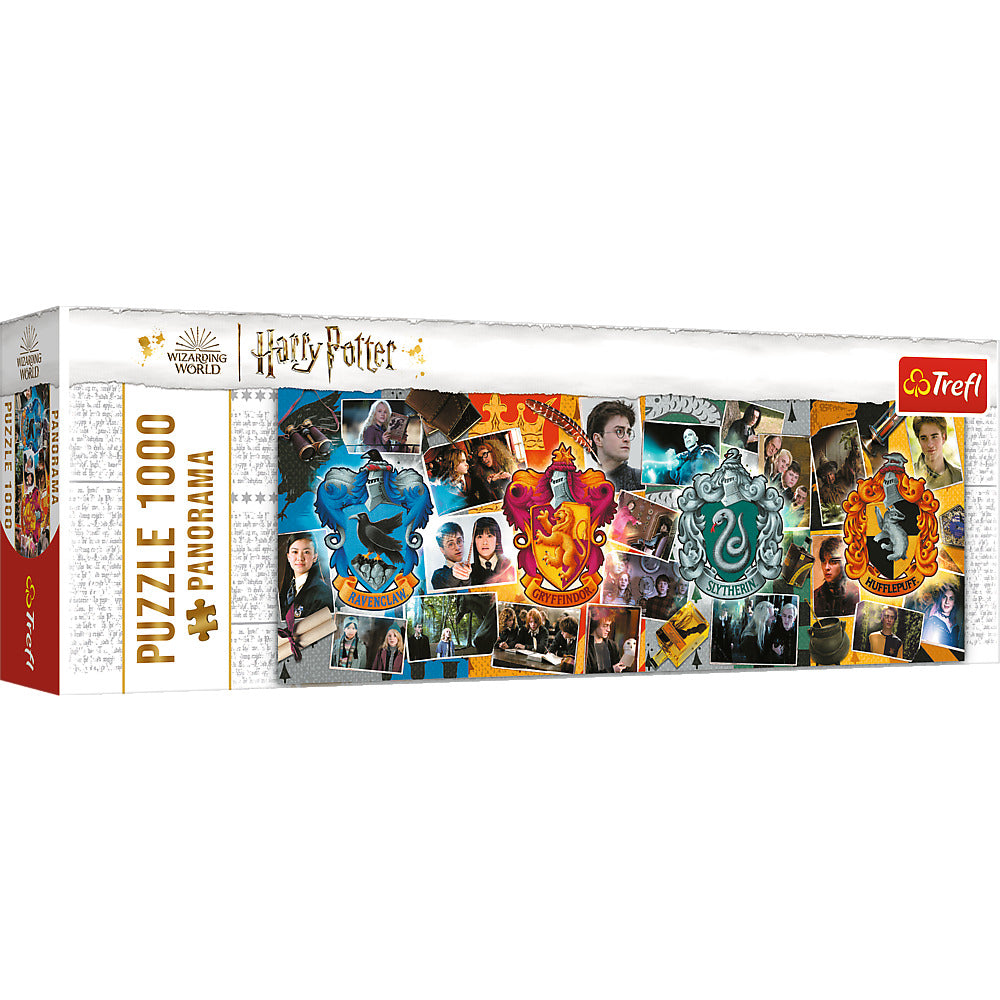 Puzzles - 1000 Panorama - Four Houses of Hogwart / Warner Harry Potter