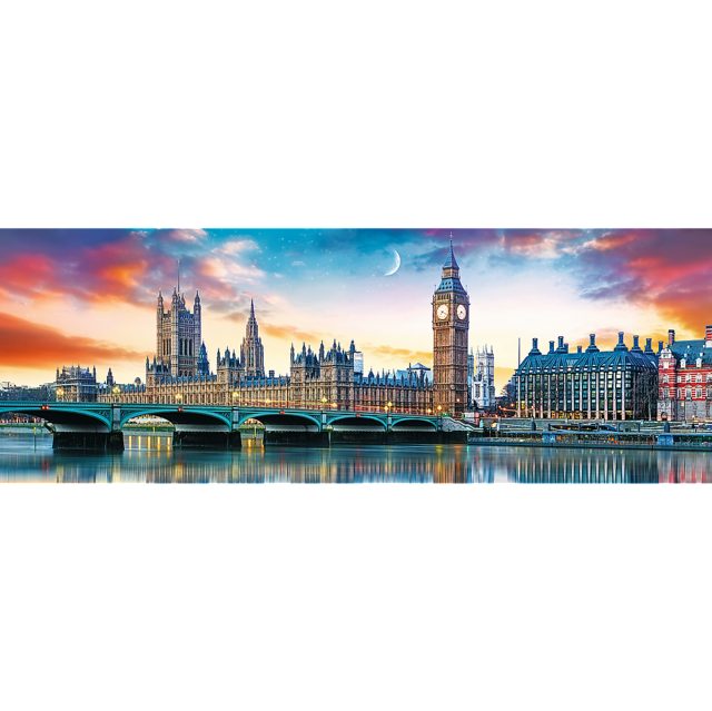 Puzzle Panorama da 500 Pezzi - Big Ben and Palace of Westminster, London