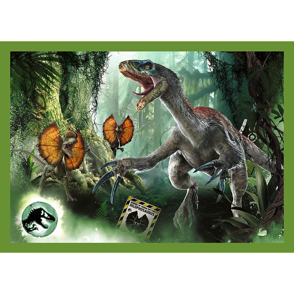 Toys 4 Puzzle in 1 - Jurassic World: Threatening Dinosaurs