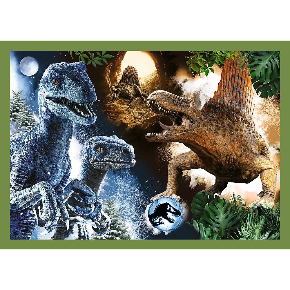 Toys 4 Puzzle in 1 - Jurassic World: Threatening Dinosaurs