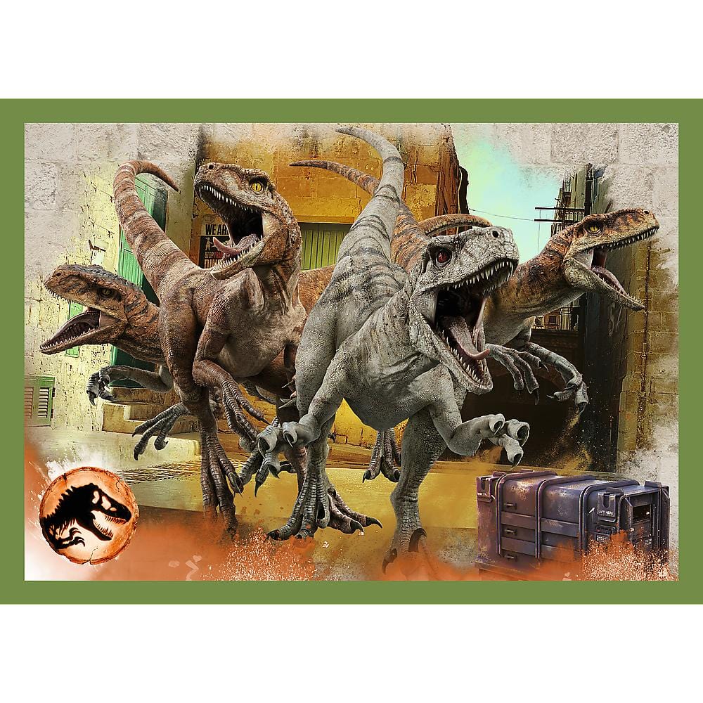 Toys 4 Puzzle in 1 - Jurassic World: Threatening Dinosaurs