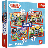 4 Puzzle in 1 - Thomas and Friends: Amazing Thomas