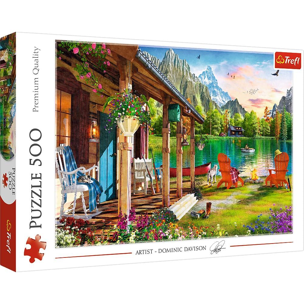 Toys Puzzle da 500 Pezzi - Cabin in the Mountains