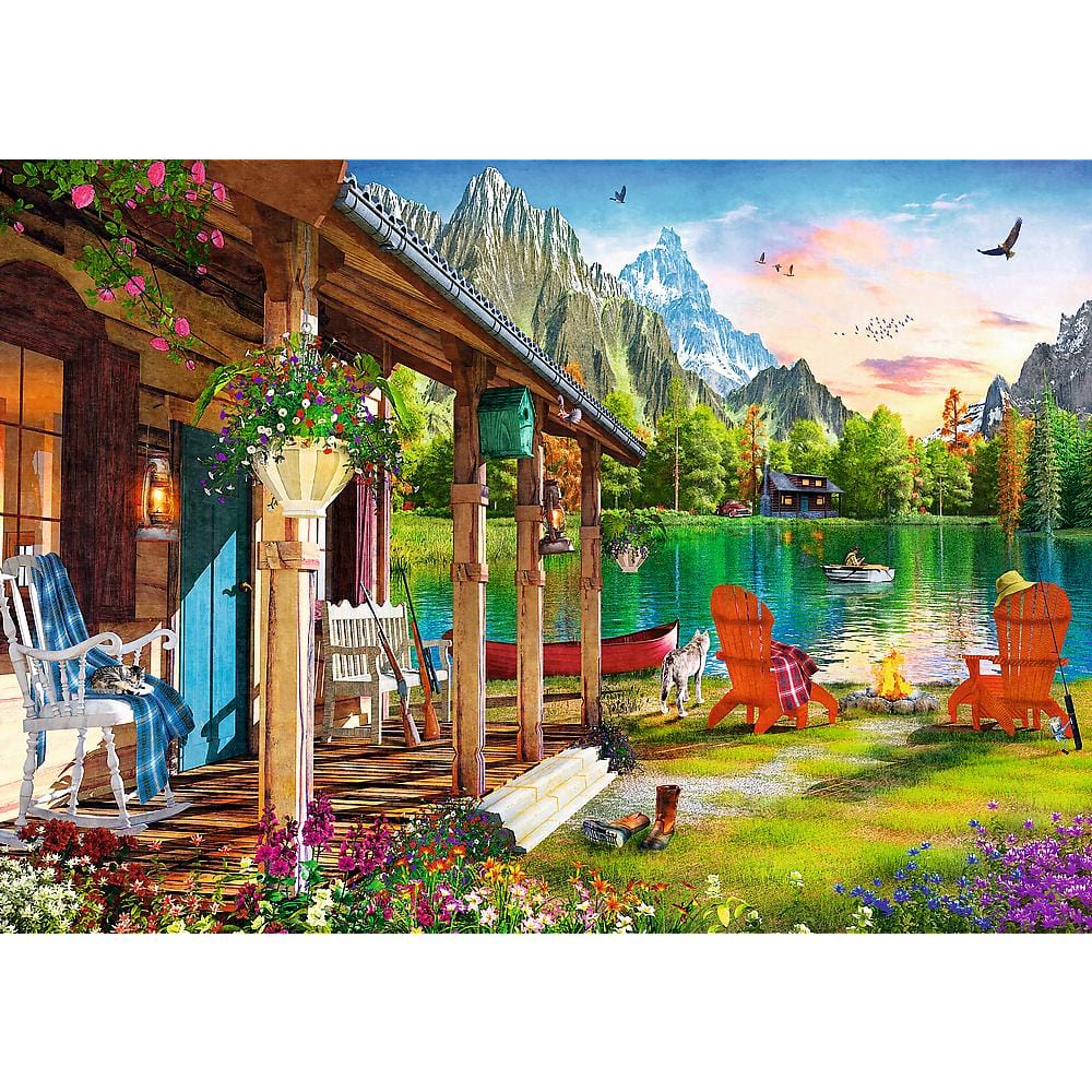 Toys Puzzle da 500 Pezzi - Cabin in the Mountains