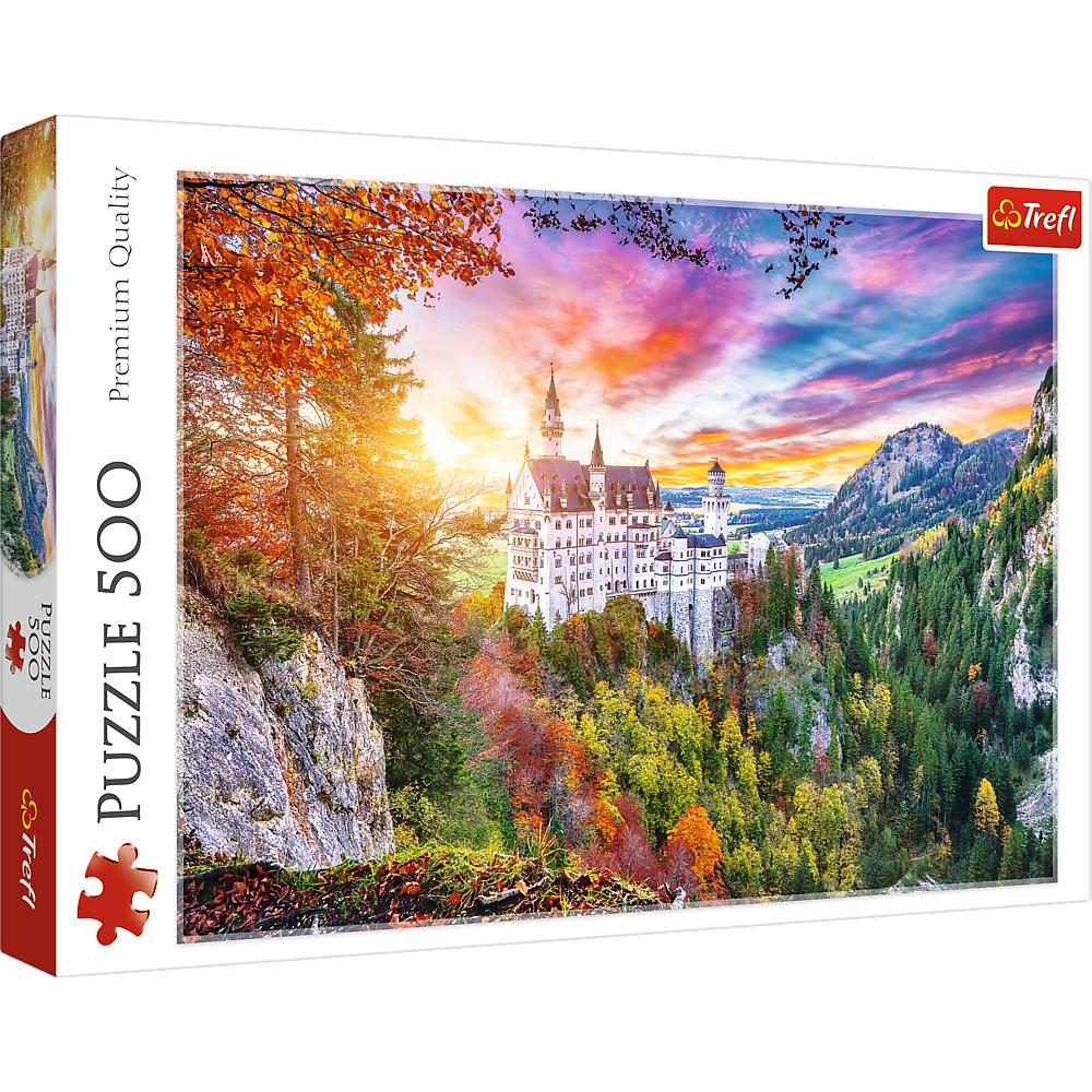 Puzzle da 500 Pezzi - View of the Neuschwanstein Castle, Germany