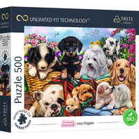 Puzzle da 500 Pezzi UFT - Cuteness Overload: Lazy Doggies