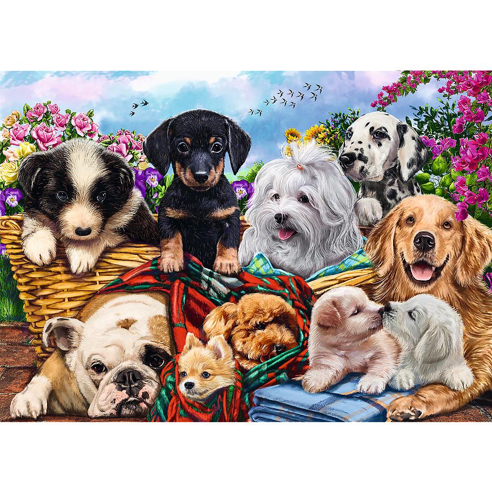 Puzzle da 500 Pezzi UFT - Cuteness Overload: Lazy Doggies