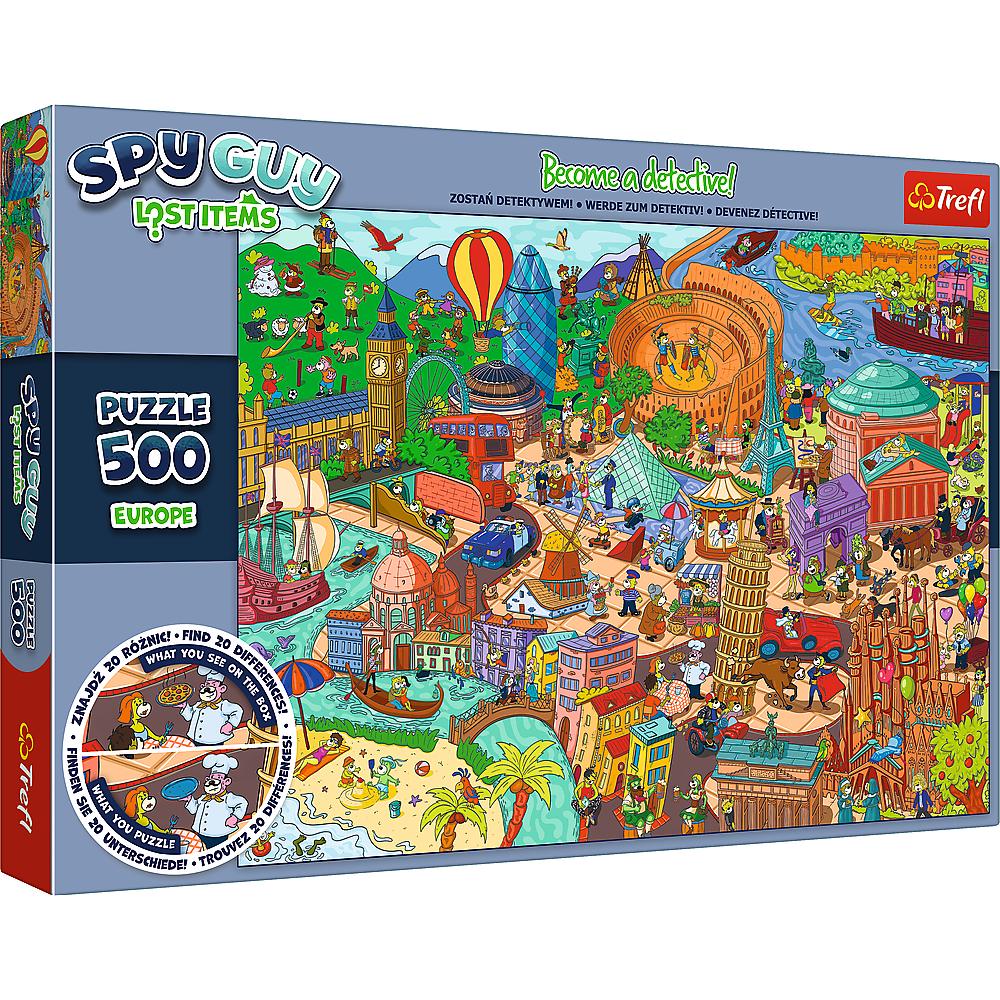 Puzzle da 500 Pezzi - Spy Guy Lost Items: Europe