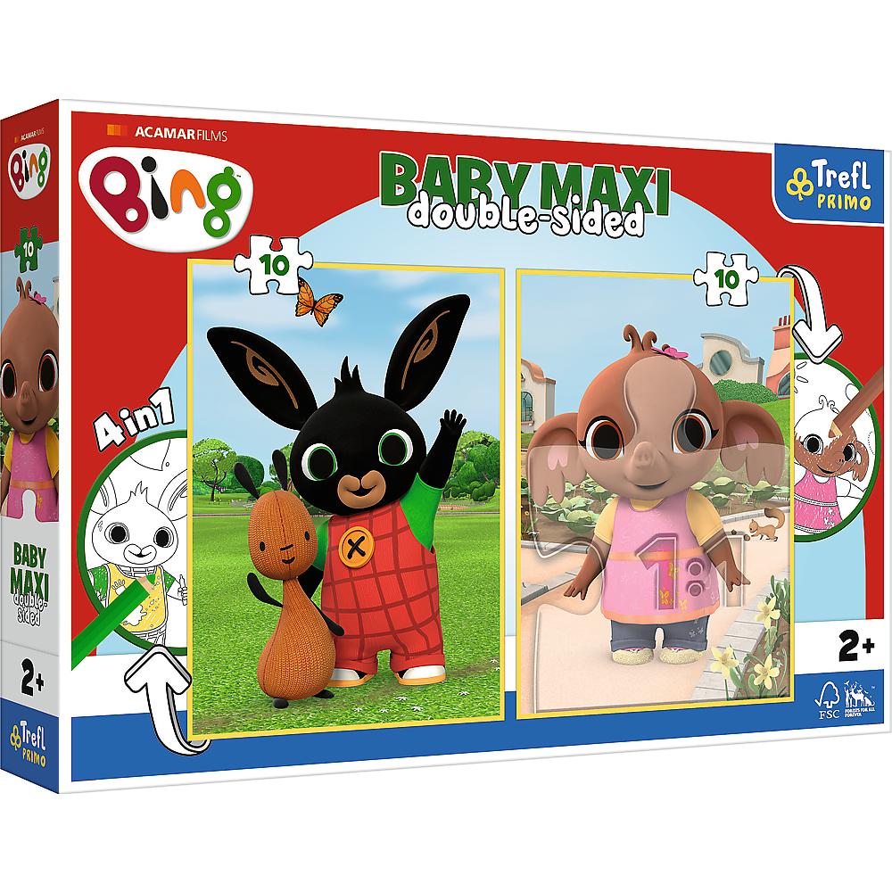 2 Puzzles 10 pieces Baby Maxi - Bing The Rabbit