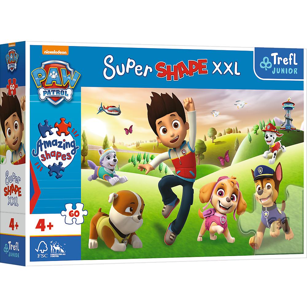 Puzzle da 60 Pezzi XXL Super Shape - Paw Patrol: Smiling Dogs