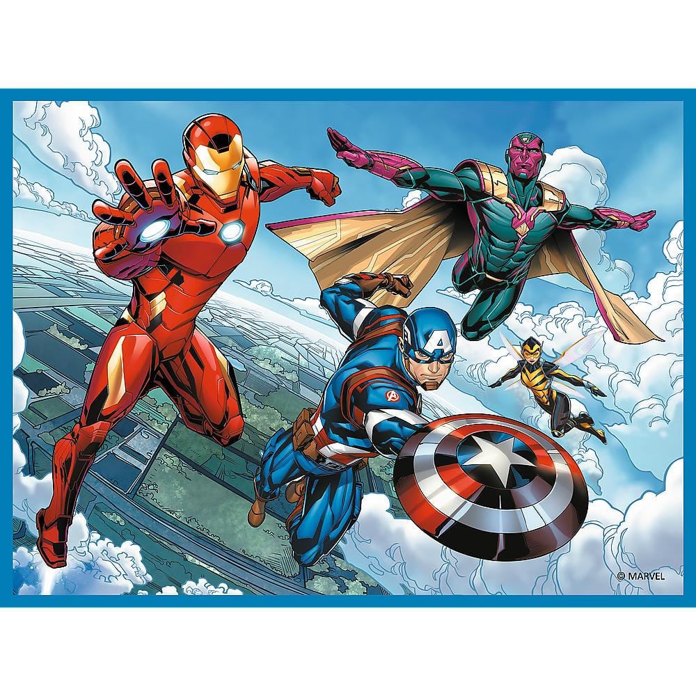 Toys 2 Puzzle in 1 + Memos - Avengers: Heroes in the Action