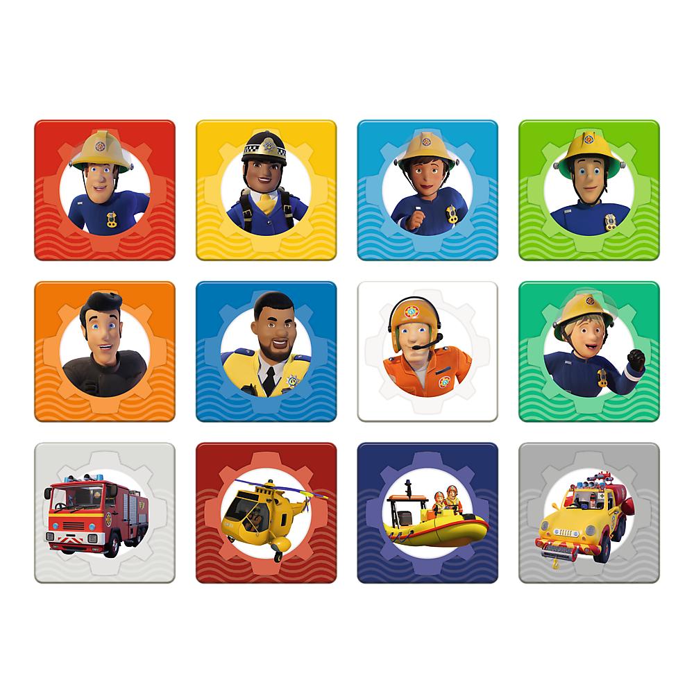 2 Puzzle in 1 + Memos - Fireman Sam's Squad