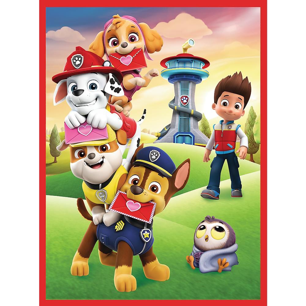 Toys 2 Puzzle in 1 + Memos - Paw Patrol: Team in Action