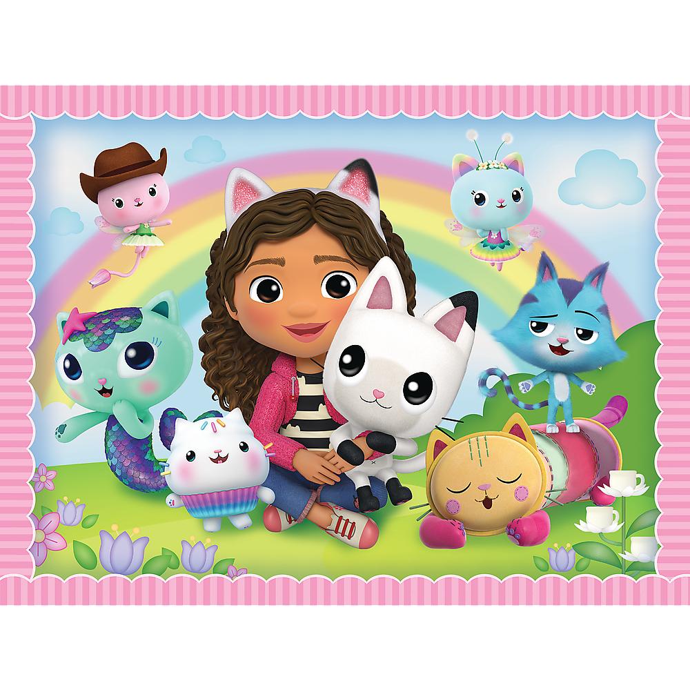 2 Puzzle in 1 + Memos - Gabby's Dollhouse: Gabby with her Cat Friend