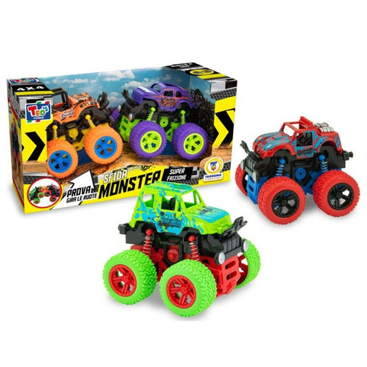 Toys TEO&#39S - MONSTER OFF ROAD 4X4 FRICTION CHALLENGE 2 ASS