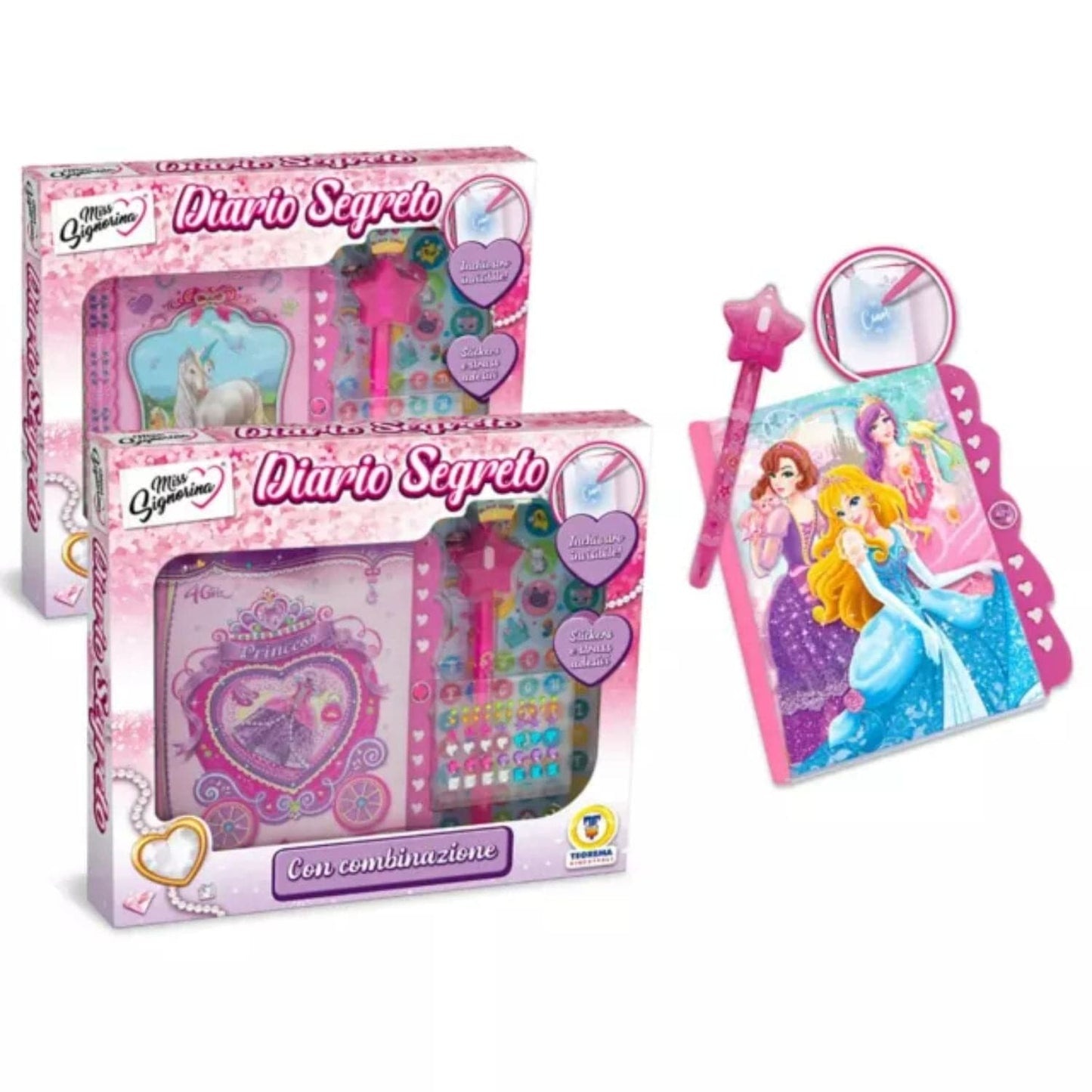 Toys MISS MISS - SECRET DIARY WITH COMBINATION 3 MDL ASS