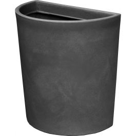 TOLMEZZO SMOOTH WALL-MOUNTED VASE 60 SMOKE