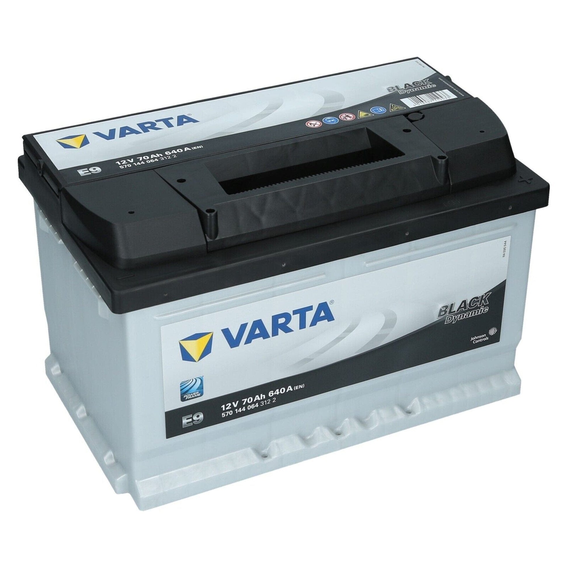 VARTA CAR BATTERY BLACK DYNAMIC E9 7OAH STARTING 640