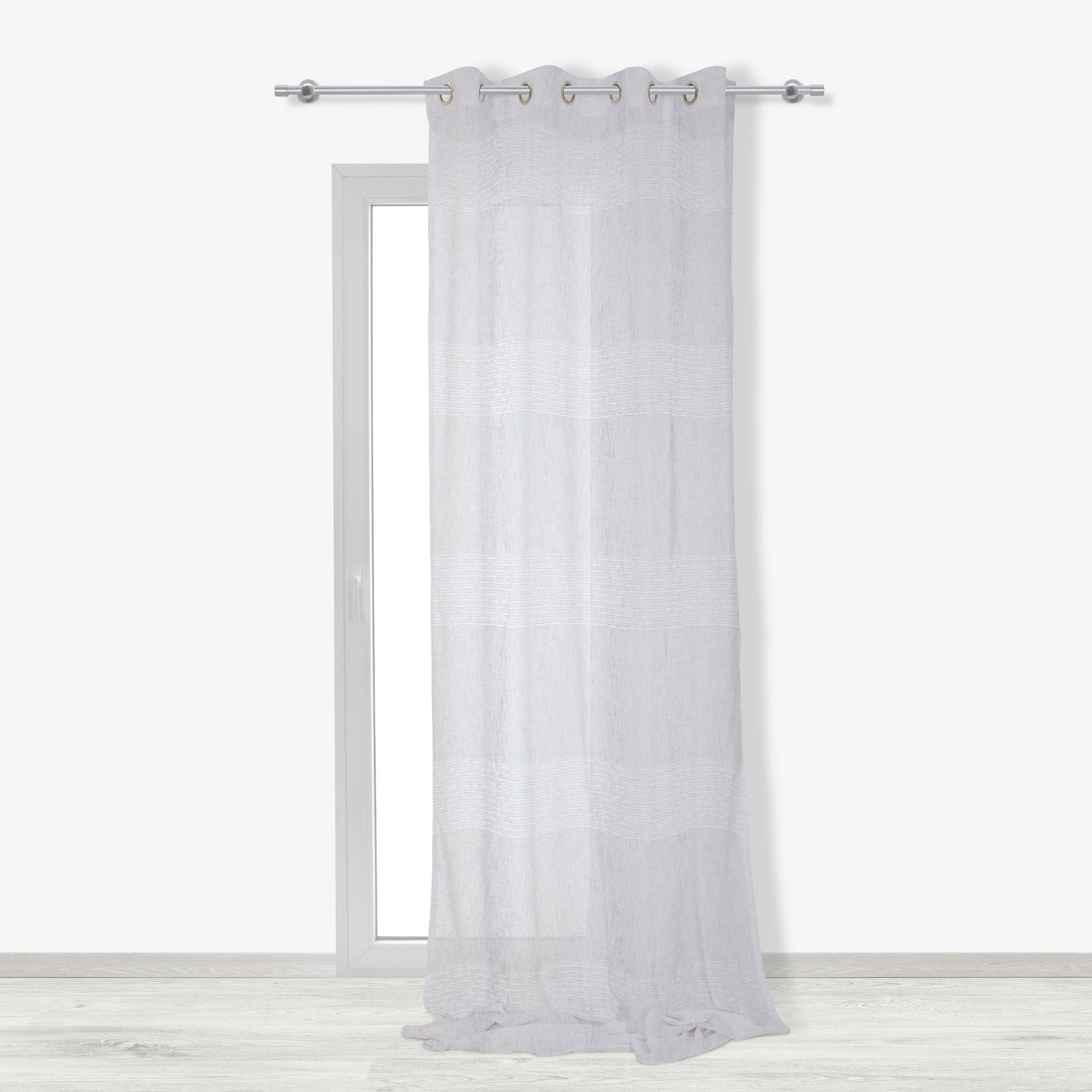 VIOLET WHITE FILTER CURTAIN 140X280CM WITH EYELETS