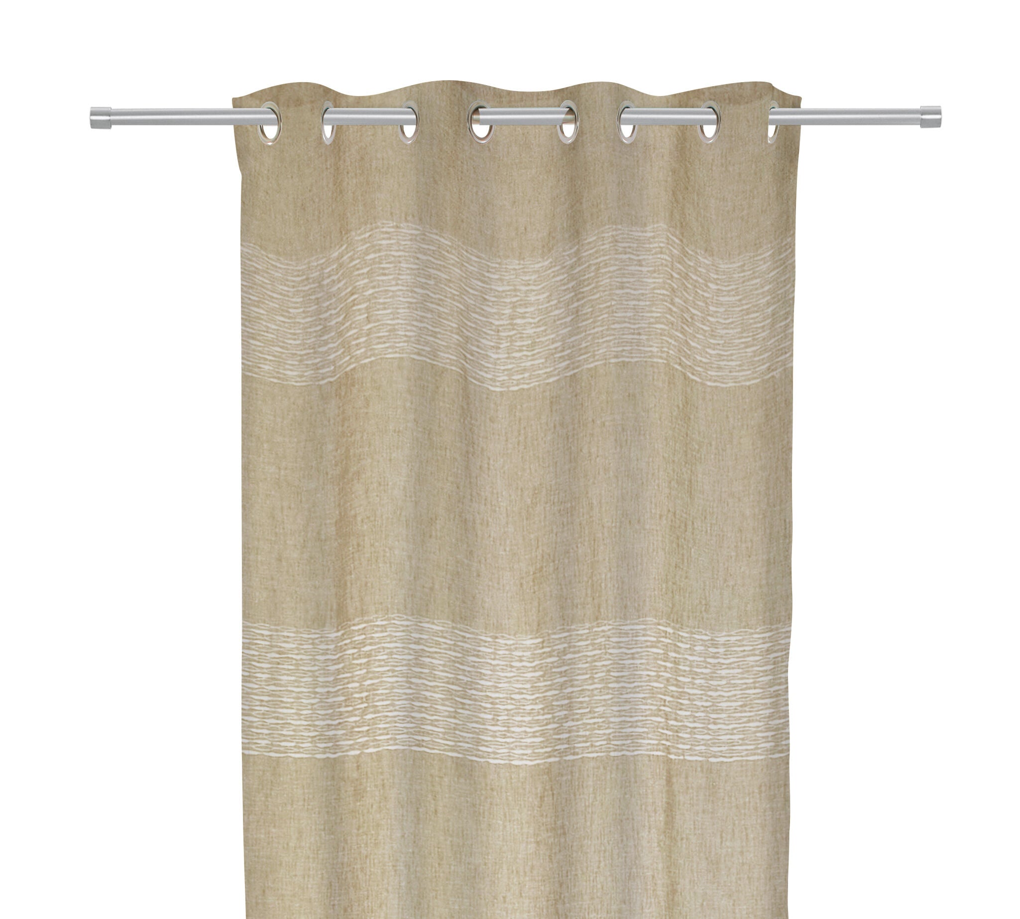 ECRU VIOLET FILTER CURTAIN 140X280CMC
