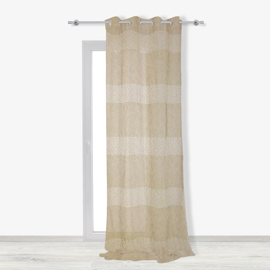 ECRU VIOLET FILTER CURTAIN 140X280CMC