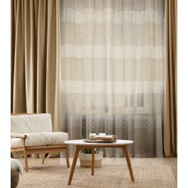 ECRU VIOLET FILTER CURTAIN 140X280CMC