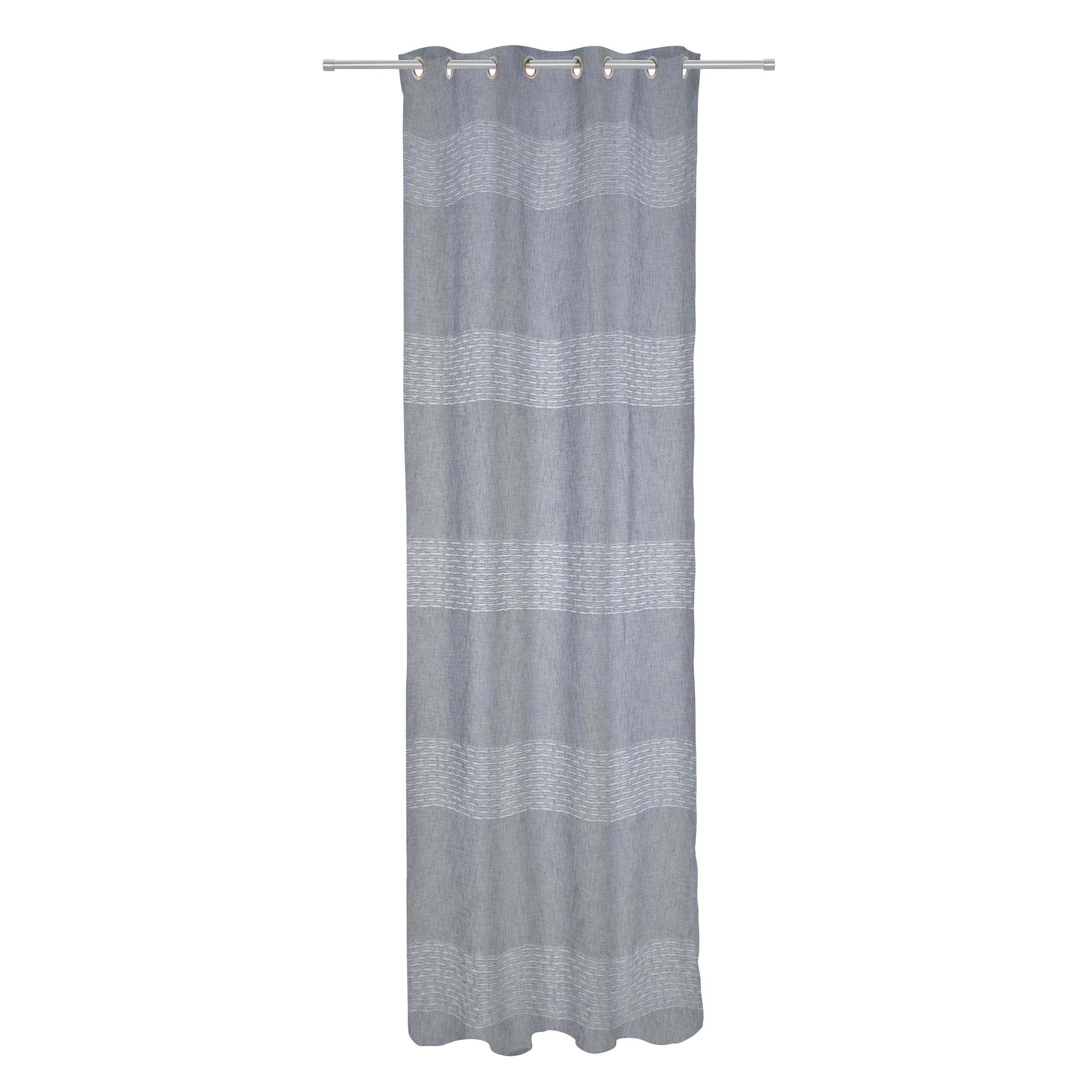 VIOLET GRAY FILTER CURTAIN 140X280CM WITH EYELETS