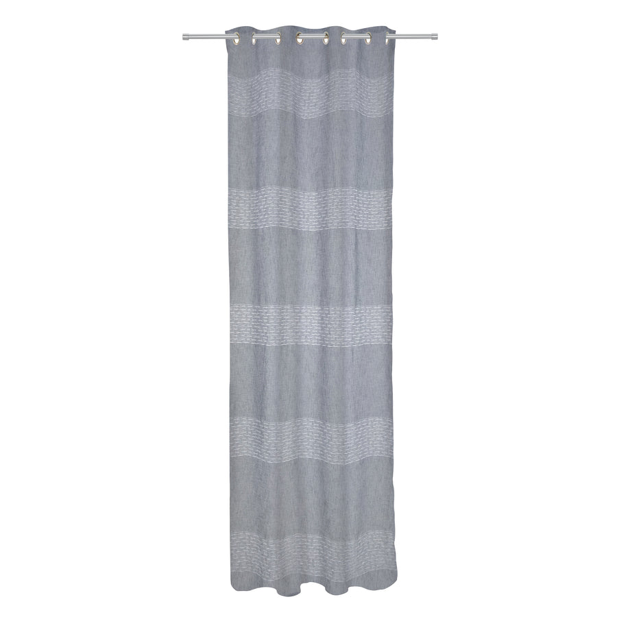 VIOLET GRAY FILTER CURTAIN 140X280CM WITH EYELETS
