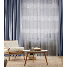 VIOLET GRAY FILTER CURTAIN 140X280CM WITH EYELETS