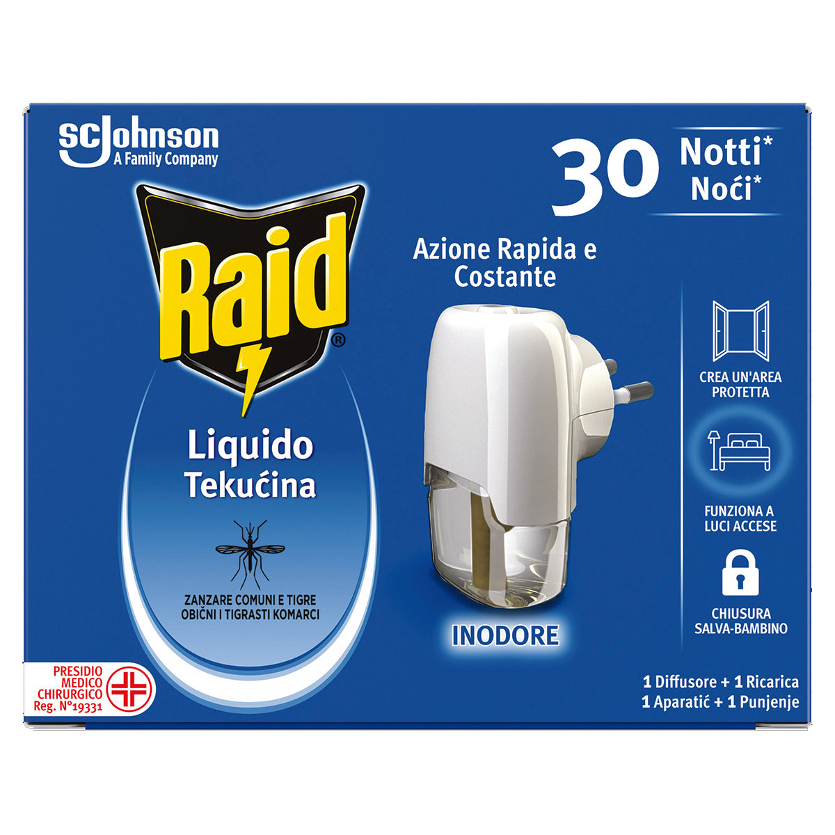 ELECTRODIFFUSER RAID 30 NIGHTS