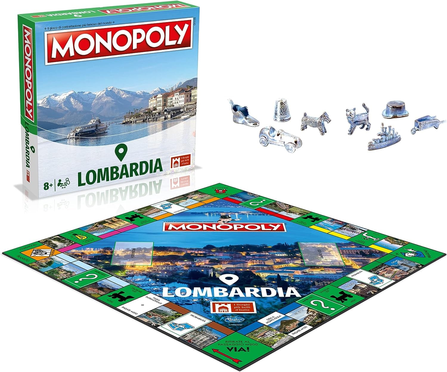 Toys MONOPOLY - THE MOST BEAUTIFUL VILLAGES IN ITALY - LOMBARDY