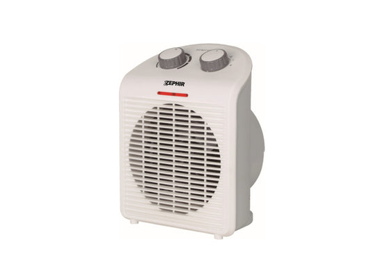 Fan heater with 3 fan speed settings / 1 / 2 kW, white