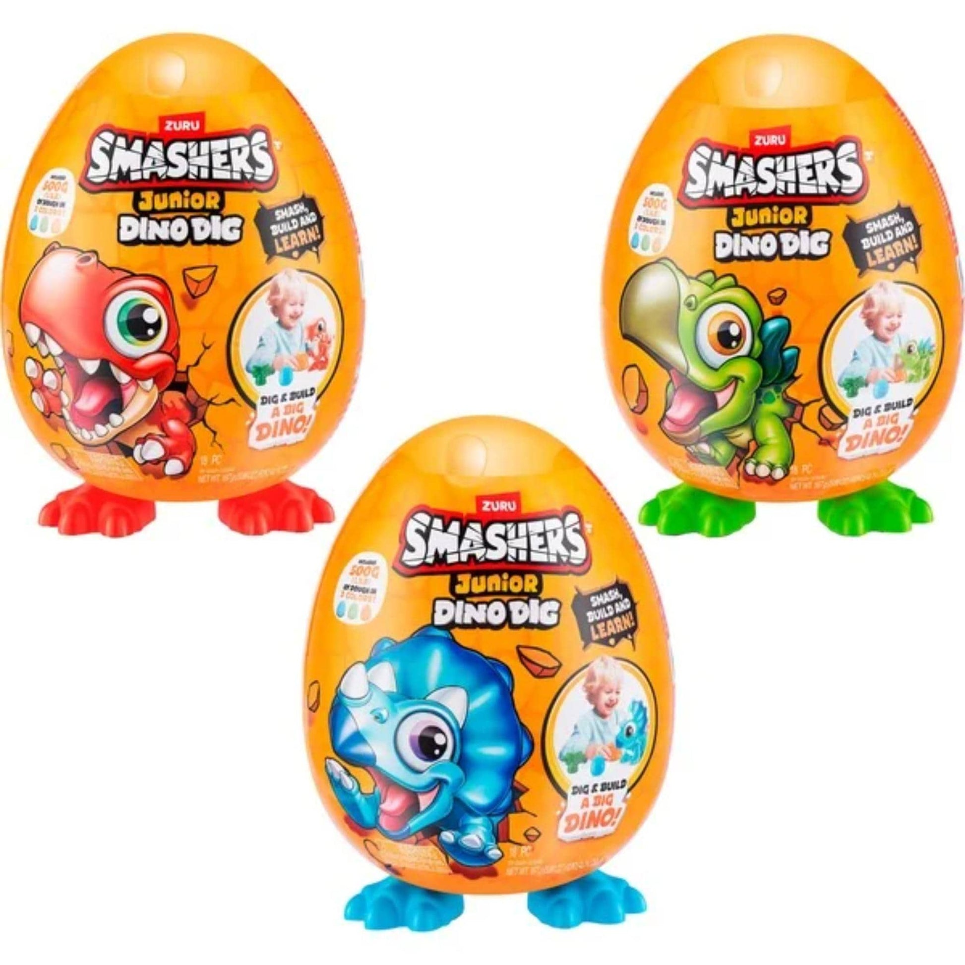 Toys Smashers Junior - Uovo Dino Small
