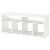 KALLAX TV bench, white, 147x60 cm