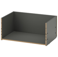 BESTÅ - Drawer frame, dark grey, 60x25x40 cm - best price from Maltashopper.com 50538951