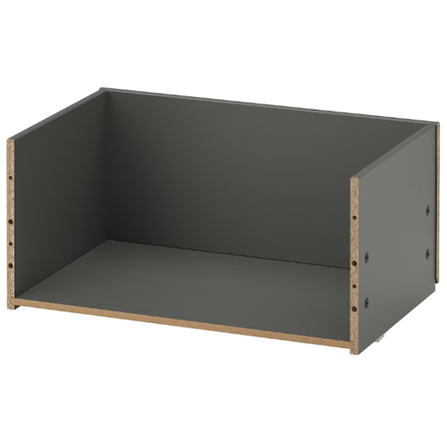 BESTÅ - Drawer frame, dark grey, 60x25x40 cm