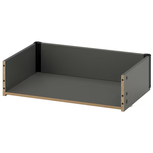 BESTÅ - Drawer frame, dark grey, 60x15x40 cm