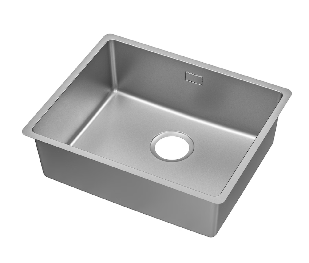 VRESJÖN Inset sink, 1 bowl, stainless steel, 54x44 cm