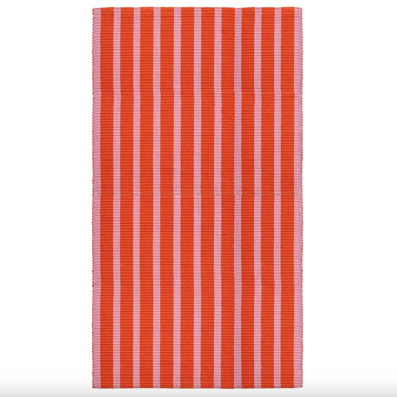 VÄGSKYLT - Rug, flatwoven, pink/orange, 80x150 cm