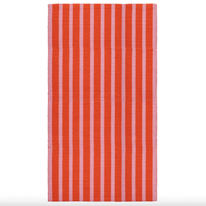 Ikea VÄGSKYLT - Rug, flatwoven, pink/orange, 80x150 cm