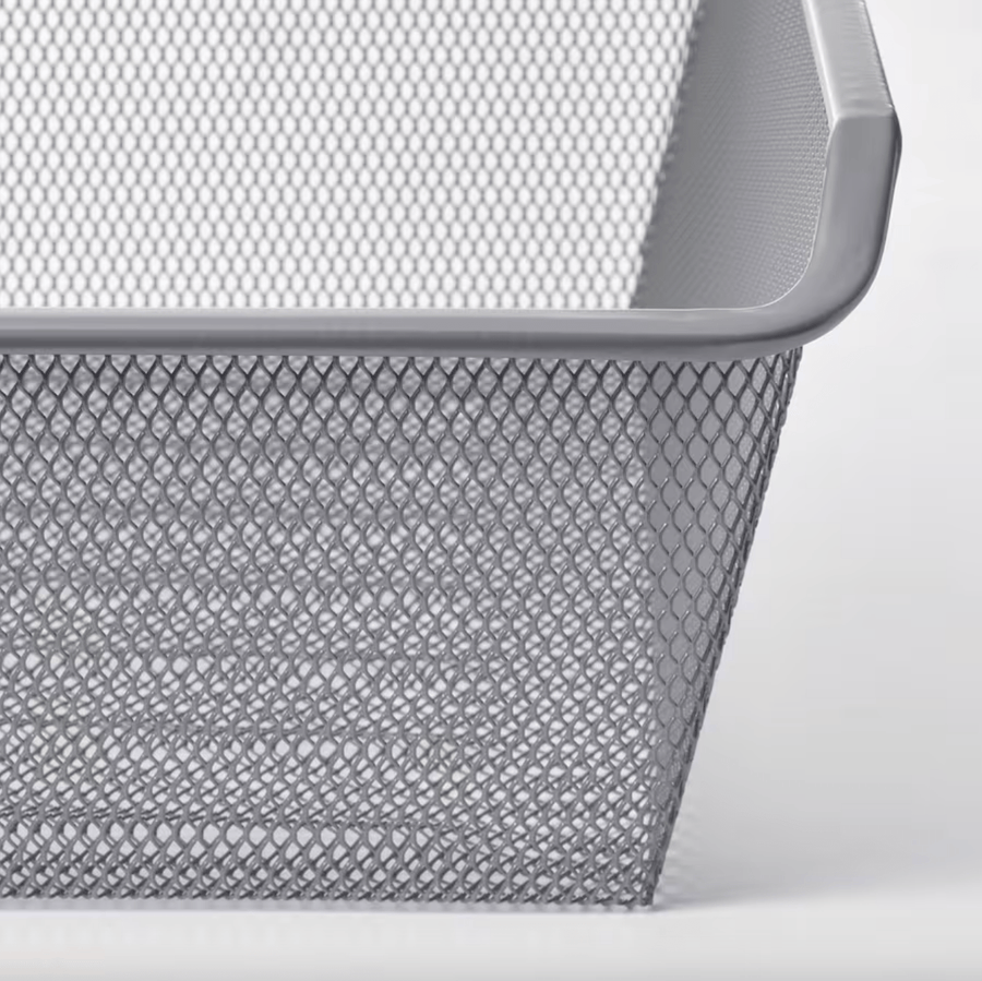 Ikea KOMPLEMENT - Mesh basket, dark gray, 100x35 cm