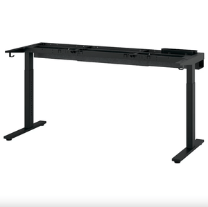 Ikea MITTZON - Desk base, black, 120/140/160x60 cm