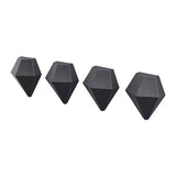 TOTEBO magnet, black, 5.5x4.5 cm, 4 pack