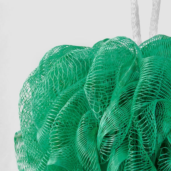 ÅBYÅN body puff, set of 3, orange/green/white