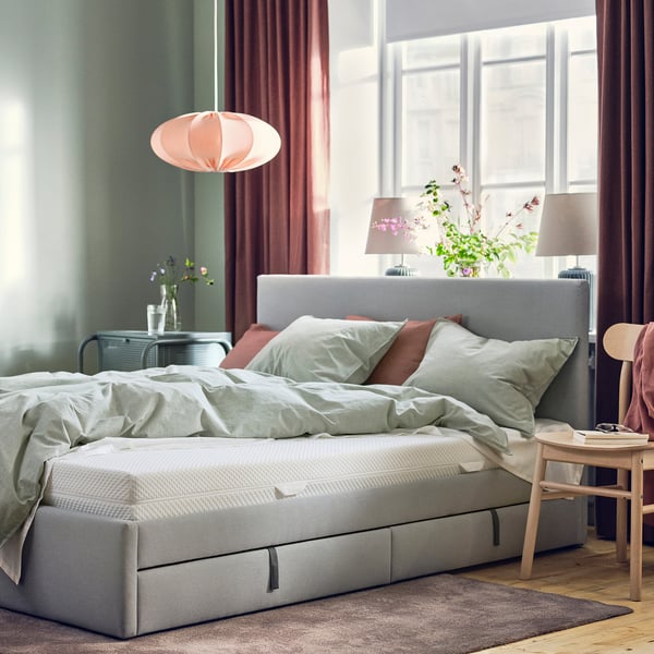 ÅBYGDA foam mattress, firm/white, 90x190 cm