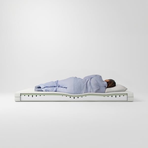 ÅBYGDA foam mattress, firm/white, 90x190 cm