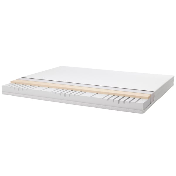 ÅBYGDA - Foam mattress, semi-rigid/white, , 180x200 cm