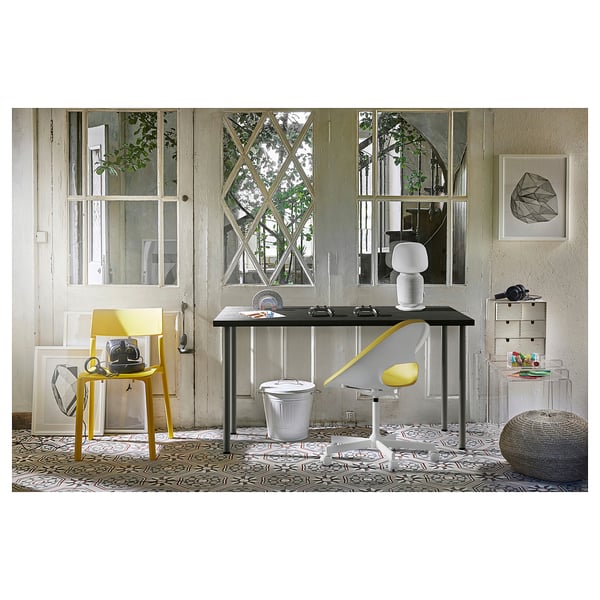 ADILS leg, dark grey, 4 cm